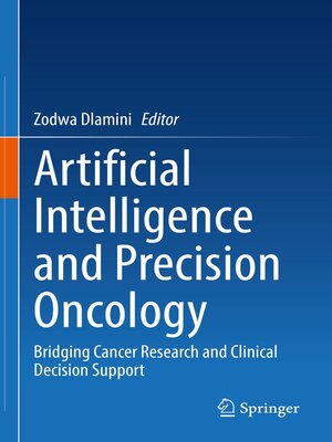 cover image of Artificial Intelligence and Precision Oncology